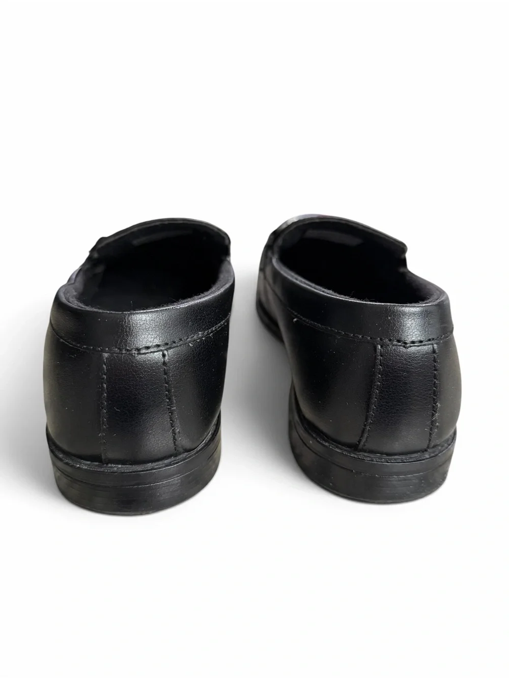 Boys’ Black Oxford Loafers Dress Shoes | Size 2